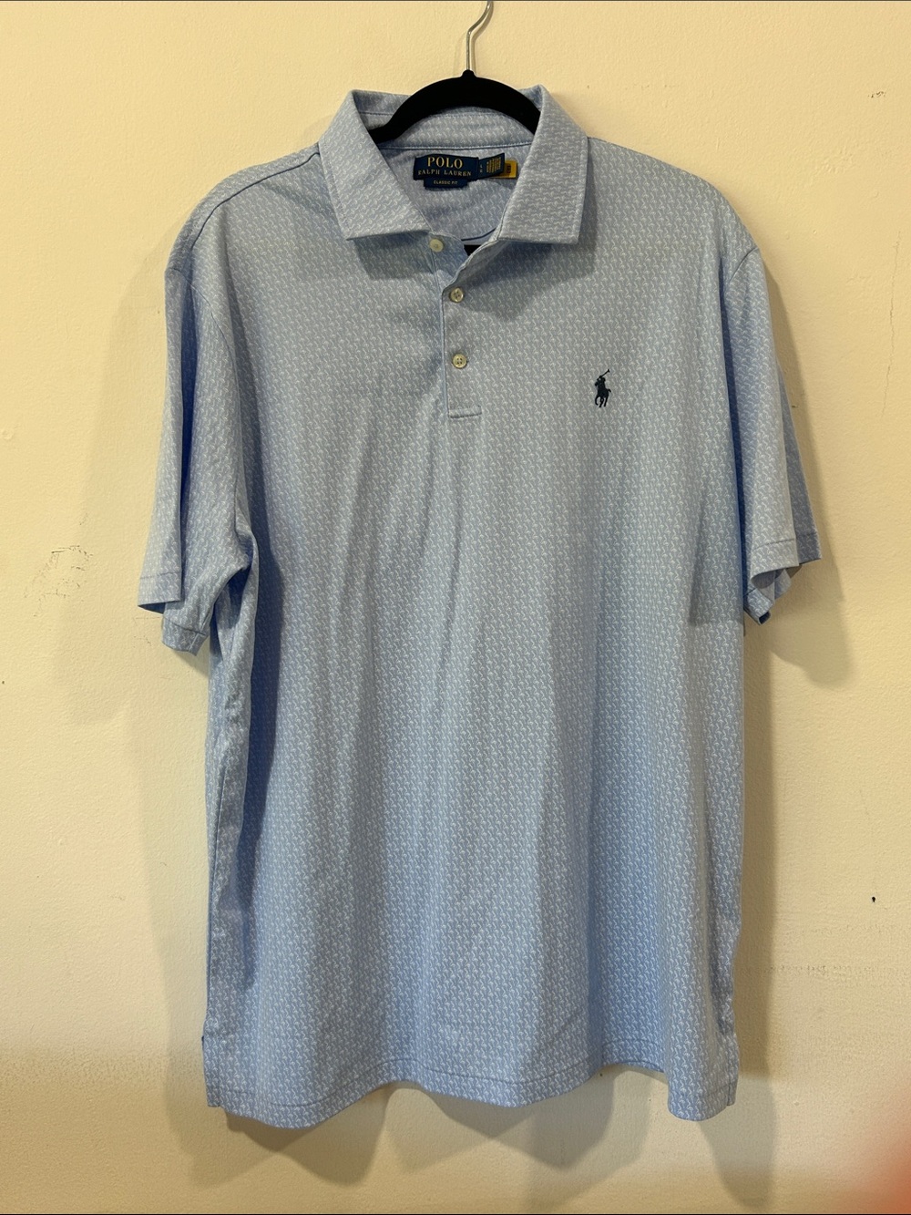 Polo by Ralph Lauren Light Blue Polo with Navy Pony